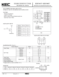 Datasheet KRC642T manufacturer KEC